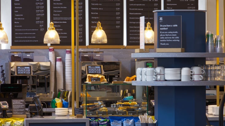 Refurbished Audit Room Café at Petworth